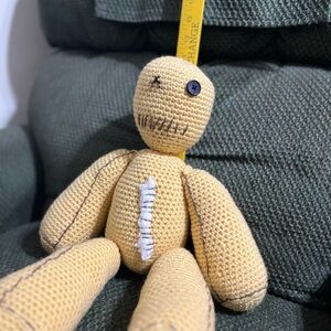 Handmade Yellow Crochet Doll
